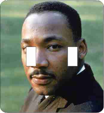 Martin Luther King Color African American Double Switch Plate Cover